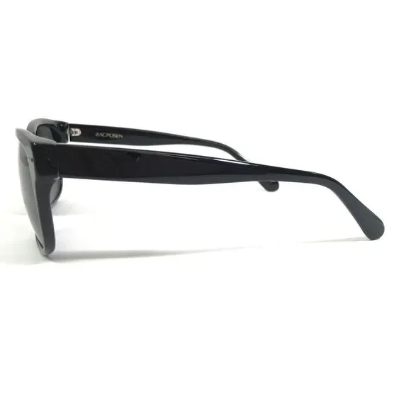 Zac Posen Sunglasses Hayworth BK Polished Black Square Frames with Gray Lenses - Picture 5 of 11